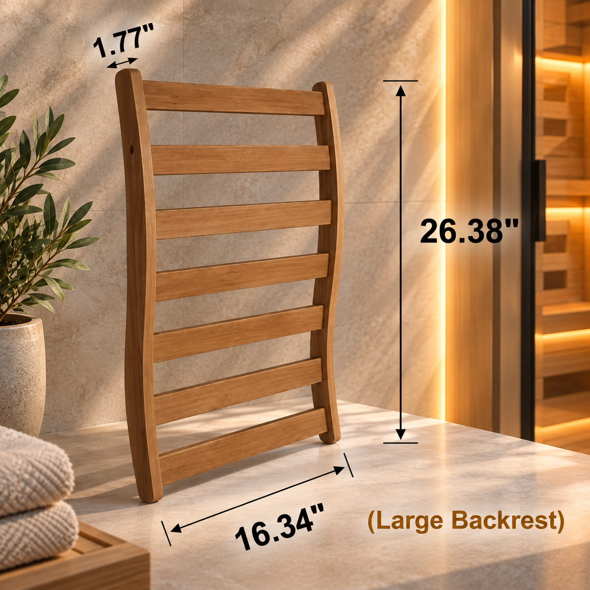 Sauna Backrest