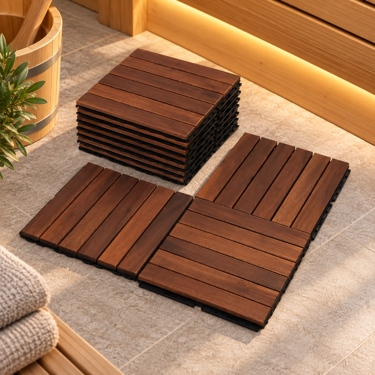 Sauna Footrest