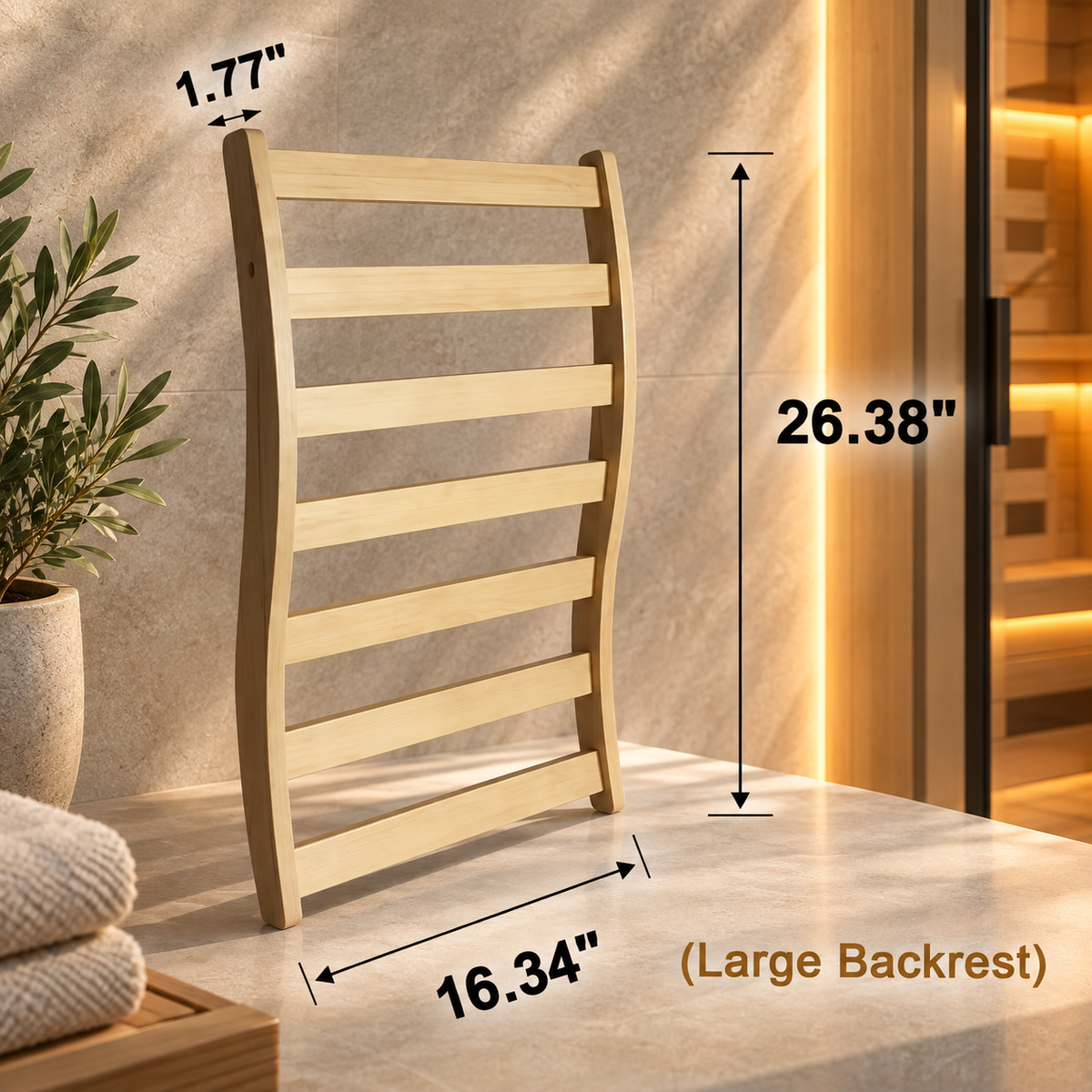 Sauna Backrest